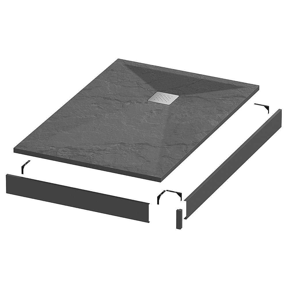 Душевой поддон Grossman STRONG 80x120 графит купить в интернет-магазине Sanbest