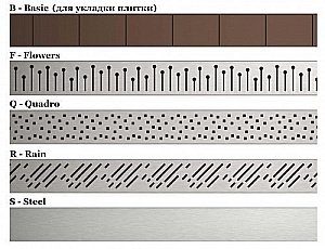 Дренажный канал Radaway Steel 5L065B/5R065S купить в интернет-магазине Sanbest