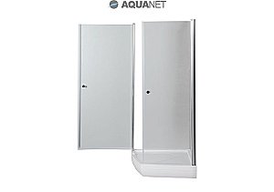 Душевой уголок Aquanet IVA NK1222 100x90 стекло прозрачное/профиль хром купить в интернет-магазине Sanbest
