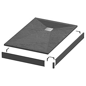 Душевой поддон Grossman STRONG 80x120 графит купить в интернет-магазине Sanbest