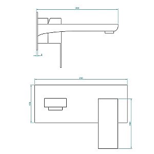 Смеситель для раковины RGW Shower Panels SP-46B 51140546-04 черный купить в интернет-магазине сантехники Sanbest