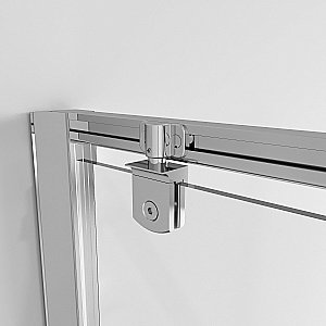 Душевой уголок Niagara Nova NG-66-11A/NG-A80-34 110х80 стекло прозрачное/профиль хром купить в интернет-магазине Sanbest