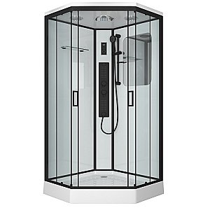 Душевая кабина с сенсором Niagara Premium NG- 6902-01GD BLACK 100x100 купить в интернет-магазине Sanbest