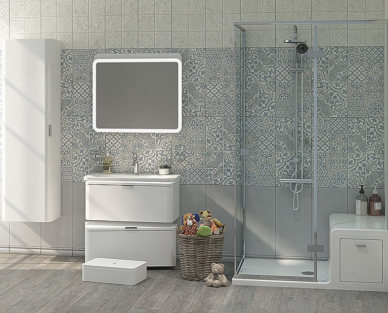 Душевая система Vitra System Rain A45597EXP купить в интернет-магазине сантехники Sanbest