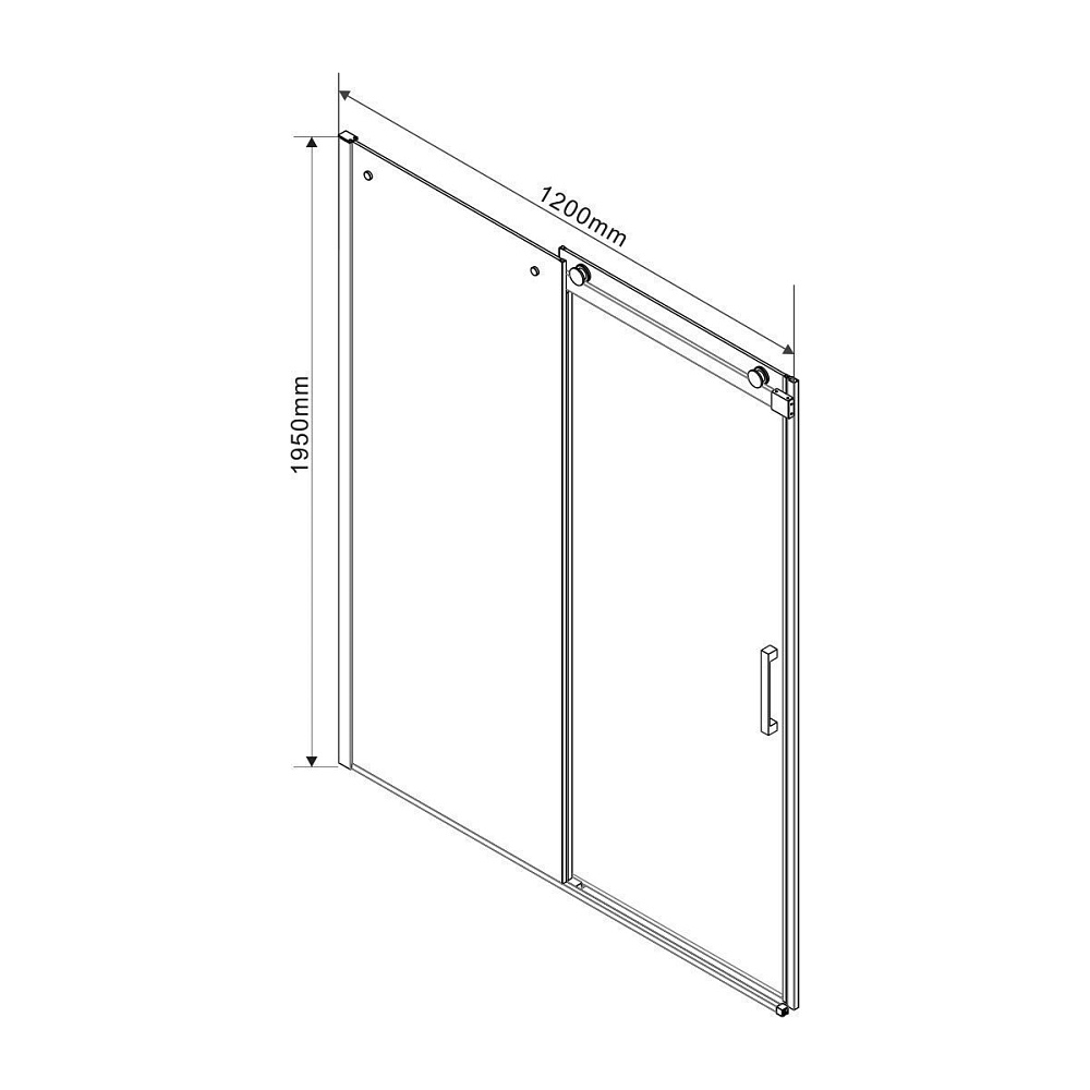 Душевой уголок Vincea Como VSR-1C8012CL 120x80 купить в интернет-магазине Sanbest