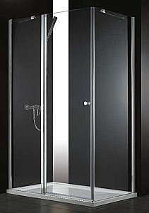 Душевой уголок Cezares Elena 120х90 ELENA-W-AH-1-120/90-P-Cr стекло матовое/профиль хром купить в интернет-магазине Sanbest
