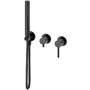 Смеситель для душевой системы встраиваемый WONZON & WOGHAND STICK WW-838017-MB черный матовый купить в интернет-магазине сантехники Sanbest
