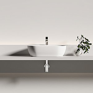 Раковина Ceramica Nova Twist CN12001MW белая матовая купить в интернет-магазине Sanbest