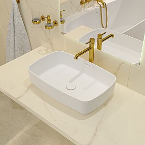 Раковина WhiteCross Jasper 58x38 0741.058038.200 белая матовая купить в интернет-магазине Sanbest