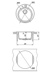 Кухонная мойка Misty Artemida 51 ART-51-03 жасмин купить в интернет-магазине сантехники Sanbest