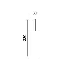 Ершик для туалета Cisal XION XI090651D1 нержавеющая сталь купить в интернет-магазине сантехники Sanbest