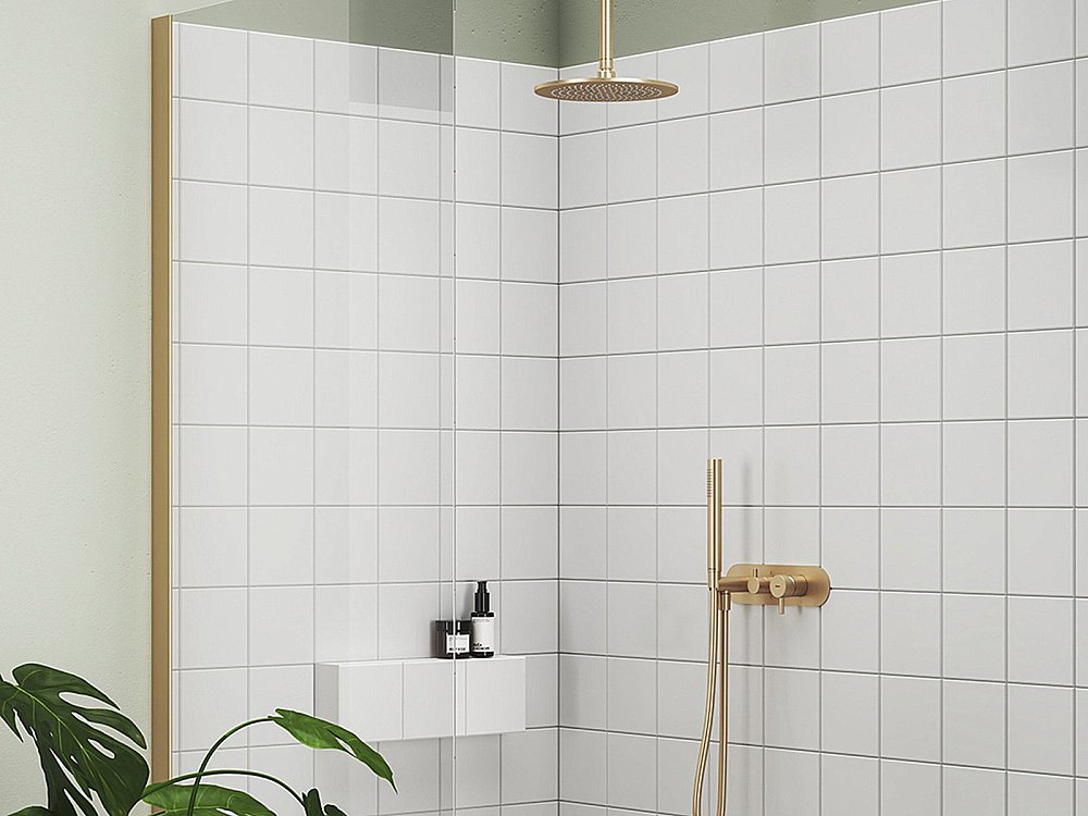 Держатель верхнего душа Ravak Chrome X07P713 розовое золото купить в интернет-магазине сантехники Sanbest