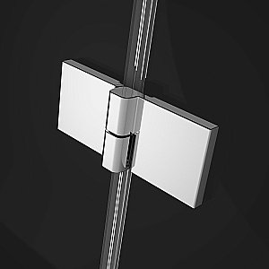 Душевой уголок Radaway Essenza New KDD-B 100х80 с порогом, стекло прозрачное/профиль хром купить в интернет-магазине Sanbest