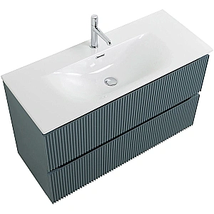 Тумба с раковиной BelBagno UNO-MINI 90 голубая матовая для ванной в интернет-магазине Sanbest