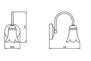Светильник Migliore Mirella ML.MRL-LP9M.CR хром купить в интернет-магазине сантехники Sanbest