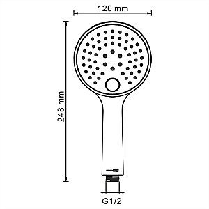Душевая система WasserKraft A7651.303.234.208.280.197.207 золото глянцевое купить в интернет-магазине сантехники Sanbest