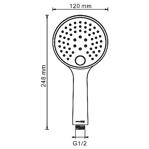 Душевая система WasserKraft A7651.303.234.208.280.197.207 золото глянцевое купить в интернет-магазине сантехники Sanbest