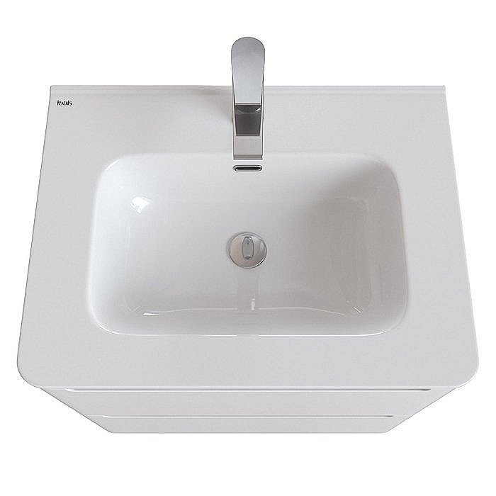 Тумба с раковиной Iddis Edifice EDI60WFi95K 60 белая для ванной в интернет-магазине Sanbest