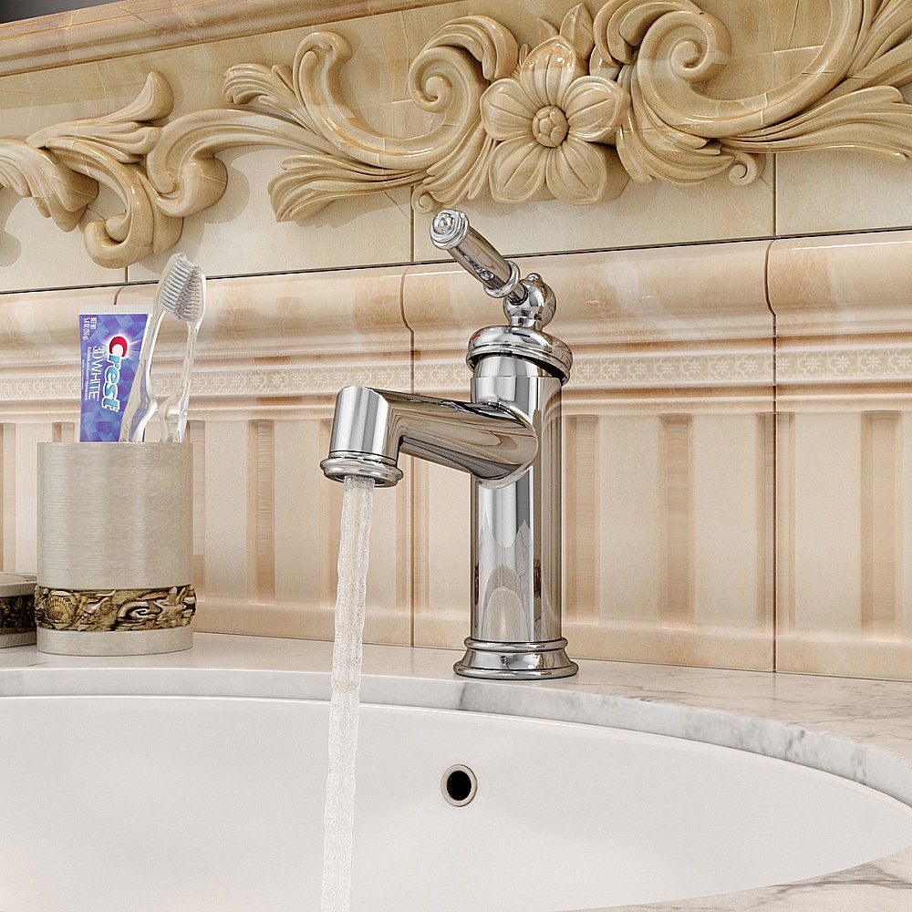 Смеситель для раковины Elghansa Klassik new 1635636 хром купить в интернет-магазине сантехники Sanbest