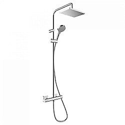 Душевая система Hansgrohe Vernis Shape с термостатом 26319000 хром купить в интернет-магазине сантехники Sanbest