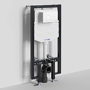 Инсталляция для унитаза WasserKraft Vils 56TLT.010.ME.WM02 с белой матовой кнопкой купить в интернет-магазине сантехники Sanbest