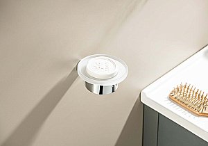 Мыльница Aquatek Лира AQ4403CR стекло матовое/хром купить в интернет-магазине сантехники Sanbest