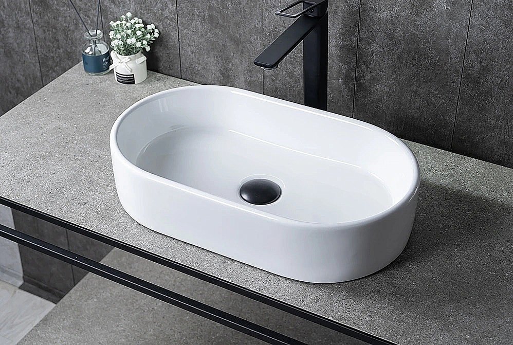 Раковина накладная Gid Lago 52,5 N9020 51209 белая купить в интернет-магазине Sanbest