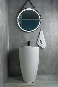 Раковина напольная Gid Autonomo 49 Nb133 81106 белая купить в интернет-магазине Sanbest