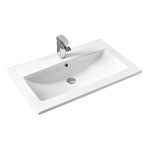 Тумба с раковиной Акватон Сохо 75 слэйт/галька серая для ванной в интернет-магазине Sanbest