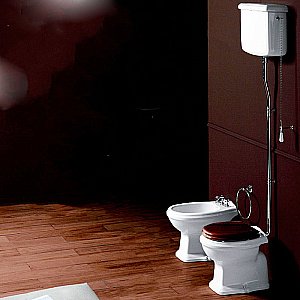 Унитаз с высоким бачком Simas Arcade Simas Arcade AR811 хром купить в интернет-магазине Sanbest