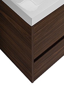 Тумба с раковиной Art&Max Family-M-1000-2C-SO-BO/AM-LAV-1000-MR-A Дуб бурбон для ванной в интернет-магазине Sanbest