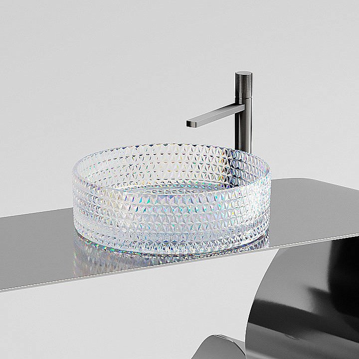 Раковина Ceramica Nova Cristal 36 CN6059 неон купить в интернет-магазине Sanbest