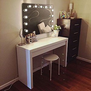 Зеркало гримерное Континент Антураж ЗГП06 90x70 в ванную от интернет-магазине сантехники Sanbest