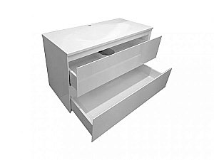 Тумба с раковиной Эстет Malta Luxe 100 белая для ванной в интернет-магазине Sanbest