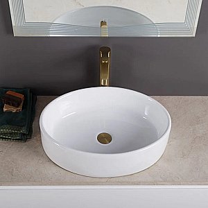 Раковина накладная BelBagno 510 BB1049 белая купить в интернет-магазине Sanbest