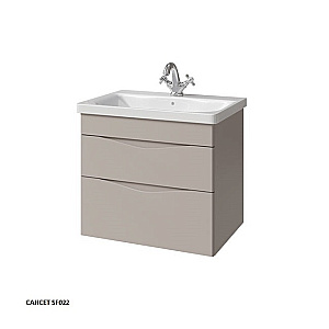 Тумба с раковиной Caprigo Lento 65 два ящика, цвет на выбор для ванной в интернет-магазине Sanbest