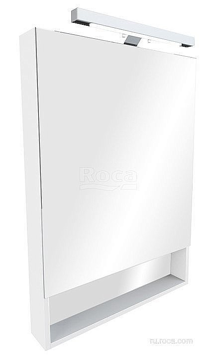 Зеркальный шкаф Roca The Gap ZRU9302750 80 белый матовый купить в интернет-магазине сантехники Sanbest