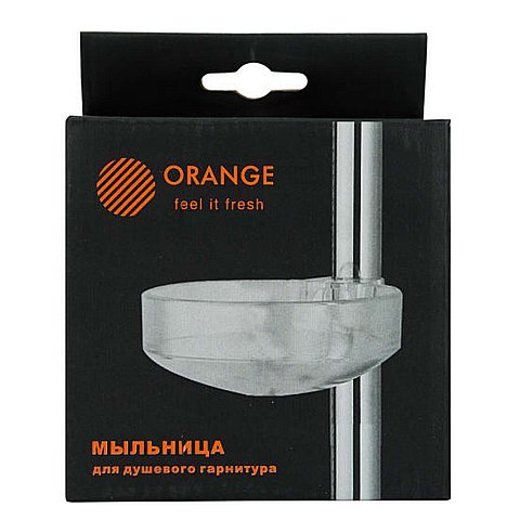 Мыльница Orange SOAP DISH-T прозрачная купить в интернет-магазине сантехники Sanbest