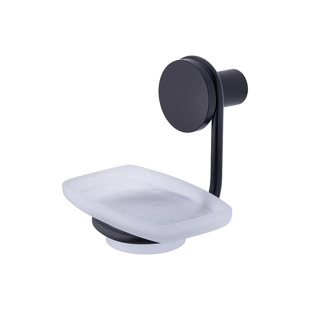 Мыльница настенная Creavit Linda LD19001 черная матовая купить в интернет-магазине сантехники Sanbest