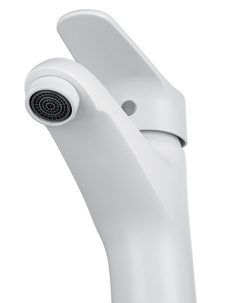 Смеситель для раковины WONZON & WOGHAND WW-A40212-MW белый матовый купить в интернет-магазине сантехники Sanbest