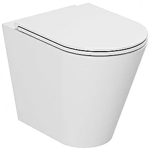 Унитаз приставной Azzurra Forma FMVCTPE00000BI белый, безободковый купить в интернет-магазине Sanbest