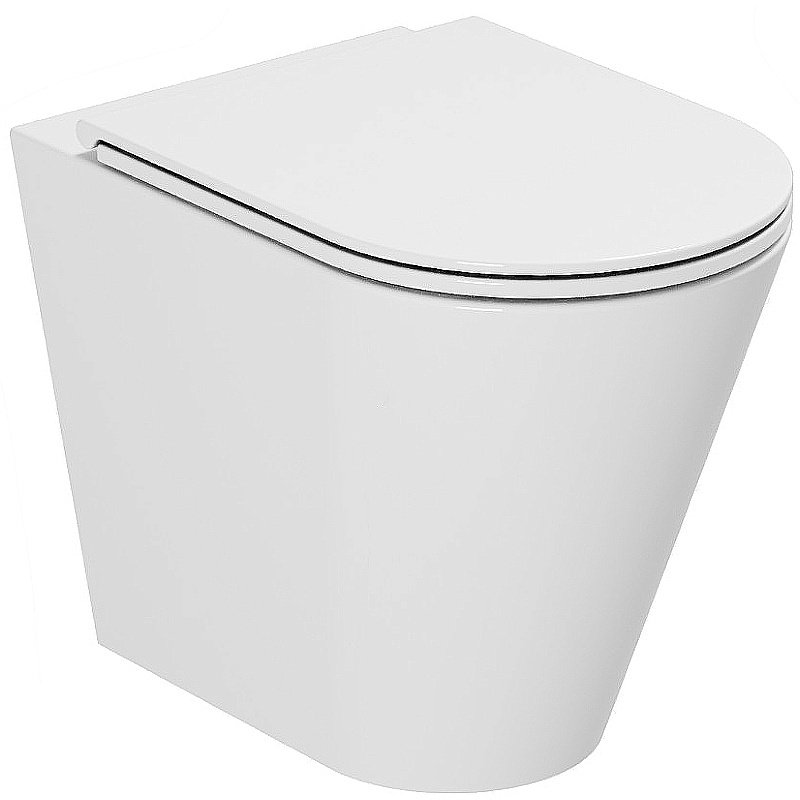 Унитаз приставной Azzurra Forma FMVCTPE00000BI белый, безободковый купить в интернет-магазине Sanbest