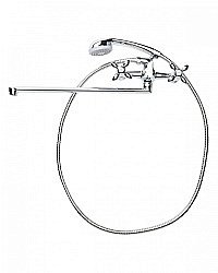 Смеситель для ванны Agger Retro A1921100 купить в интернет-магазине сантехники Sanbest