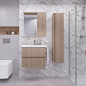 Тумба с раковиной Grossman Юнит 70 кадена вуд для ванной в интернет-магазине Sanbest