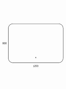 Зеркало Taliente Zled TA-Zled-B12080 120 в ванную от интернет-магазине сантехники Sanbest