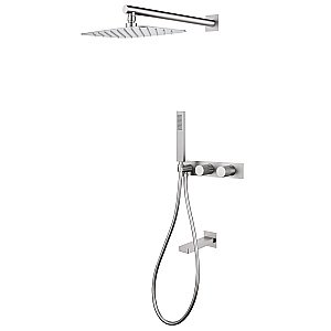 Душевая система ABBER Rund AF8717SP сатин купить в интернет-магазине сантехники Sanbest