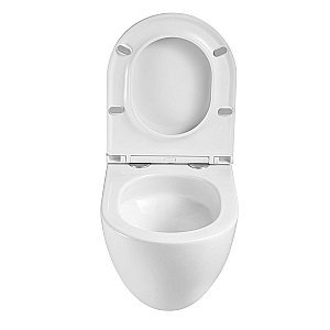 Унитаз Vincea Bien VT1-51T безободковый, смыв торнадо, с крышкой микролифт, белый купить в интернет-магазине Sanbest