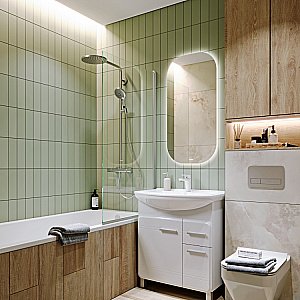 Зеркало Aqwella Soul 55 SOUL0255AH в ванную от интернет-магазине сантехники Sanbest