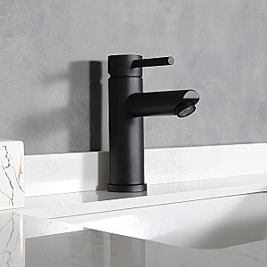 Смеситель для раковины Gid Berlin SS080-BM-K черный матовый купить в интернет-магазине сантехники Sanbest