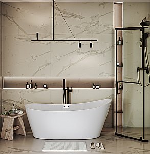 Ванна акриловая Grossman Galaxy GR-2102 170x75 белая купить в интернет-магазине Sanbest